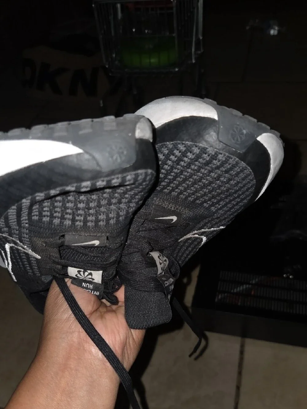 Nike Black and White Men’s Running Sneakers